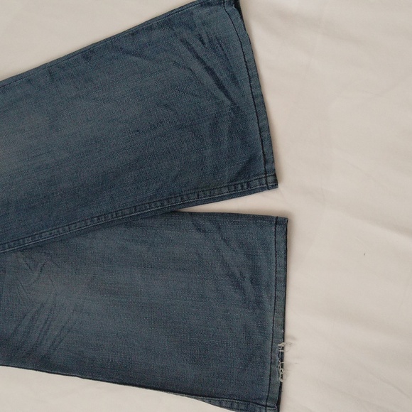 Levi's 597 men's casual low rise boot cut medium wash denim jeans sz 33×34 - Picture 15 of 16